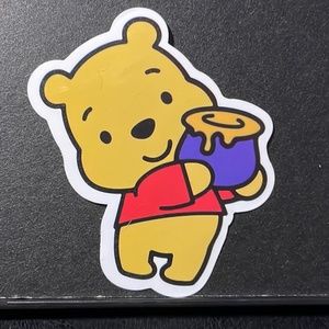 CARTOON POOH WITH HONEY POT